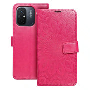 MEZZO Book case preklopna torbica za XIAOMI Redmi 12 C mandala magenta
