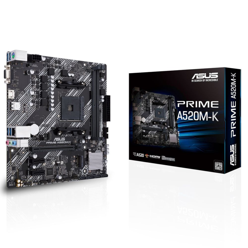 Gigabyte A520M K (rev. 1.0) AMD A520 Priključnice AM4 Mikro ATX