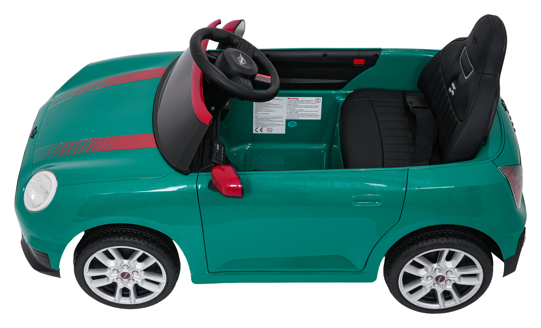 Licencirani auto na akumulator Mini Cooper - zeleni