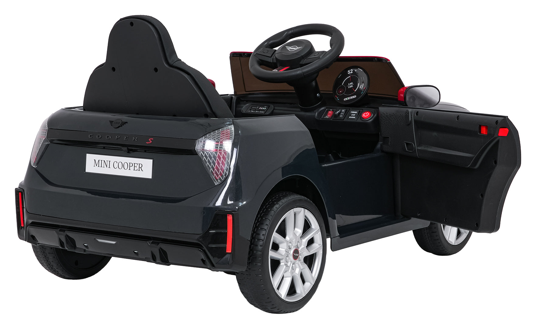 Licencirani auto na akumulator Mini Cooper - crni