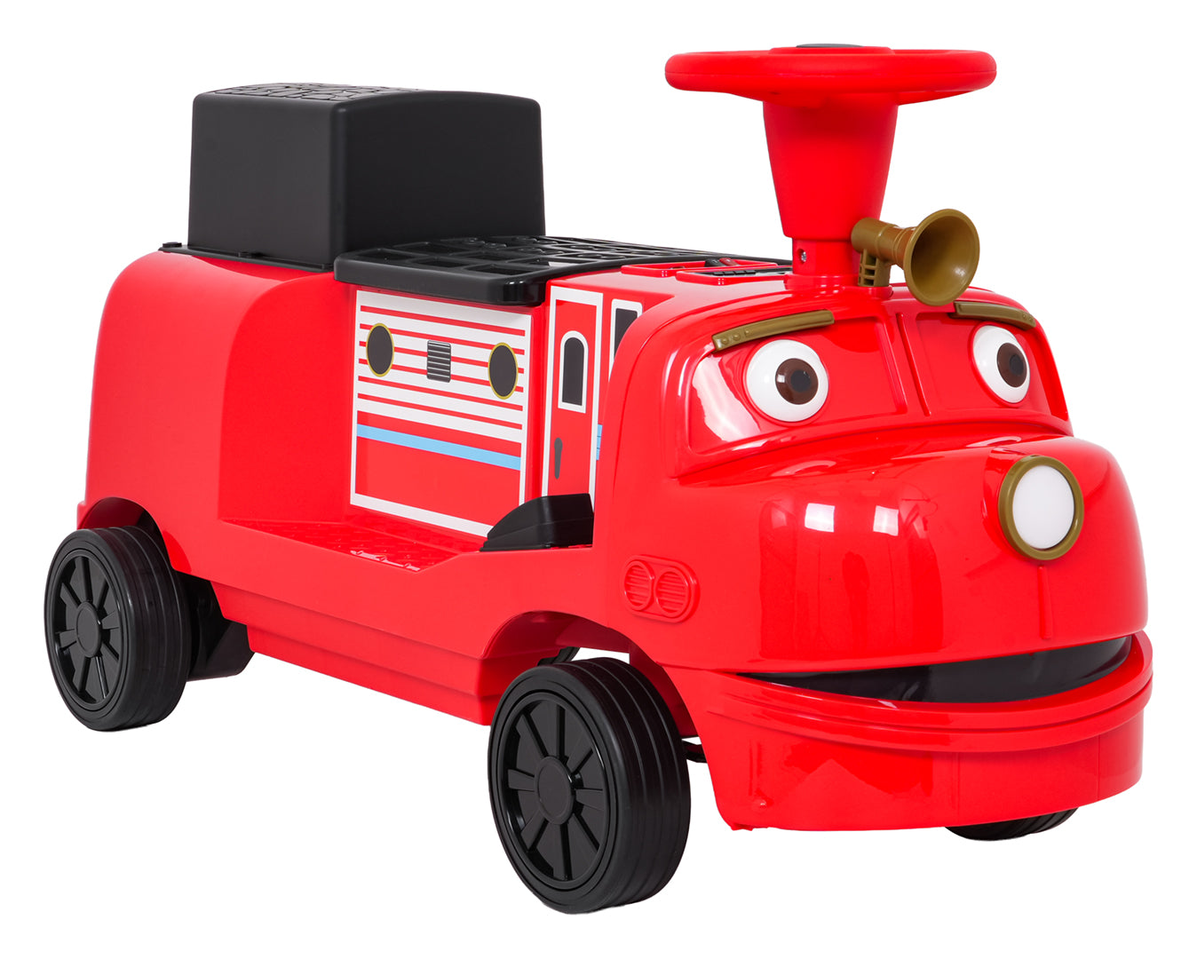 Lokomotiva na akumulator "Red Station" - dvosjed - crvena