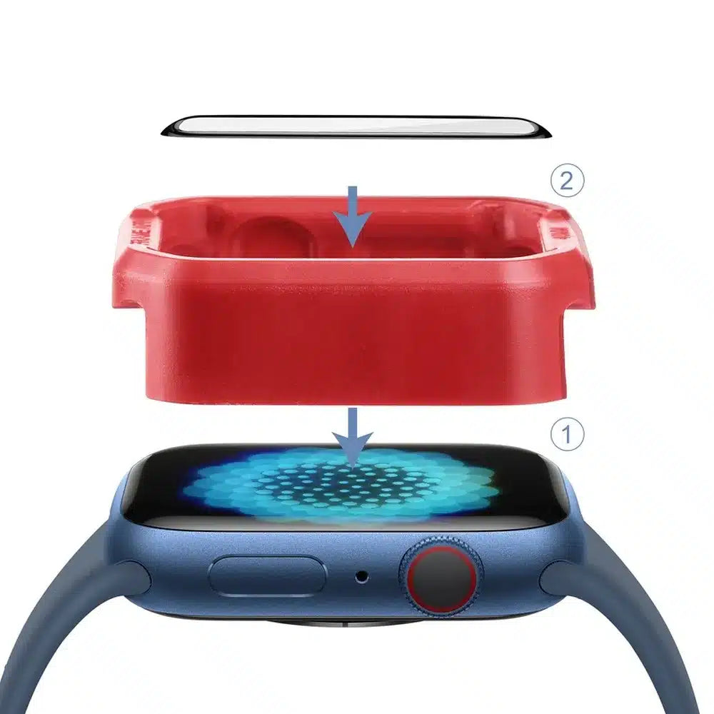 Hybridní ochranné sklo HOCO pro Apple Watch Series 7 41 mm (A30)