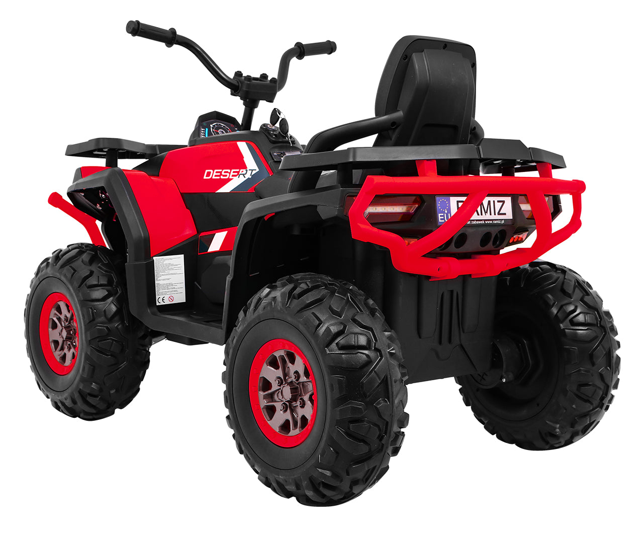 Quad na akumulator ATV Desert 4x4 - crveni