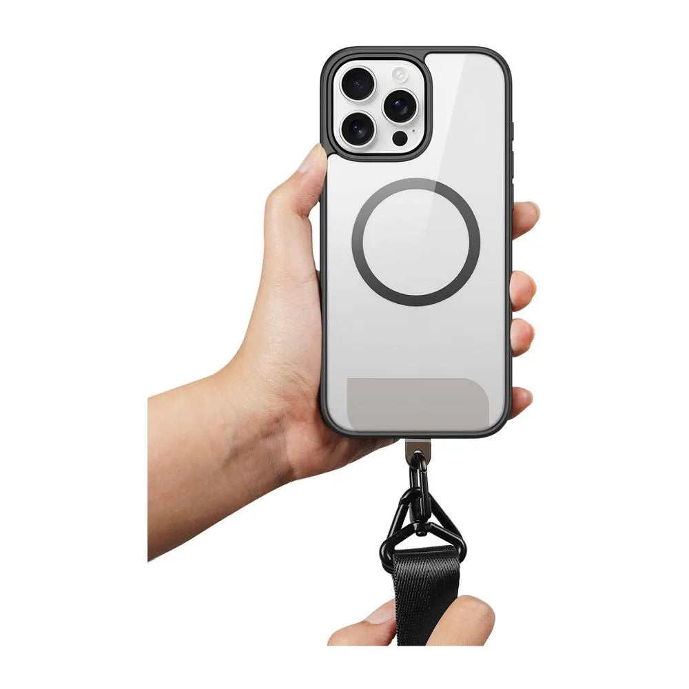 DUX DUCIS Outdoor Cross Body - popruh na telefon přes tělo - černý