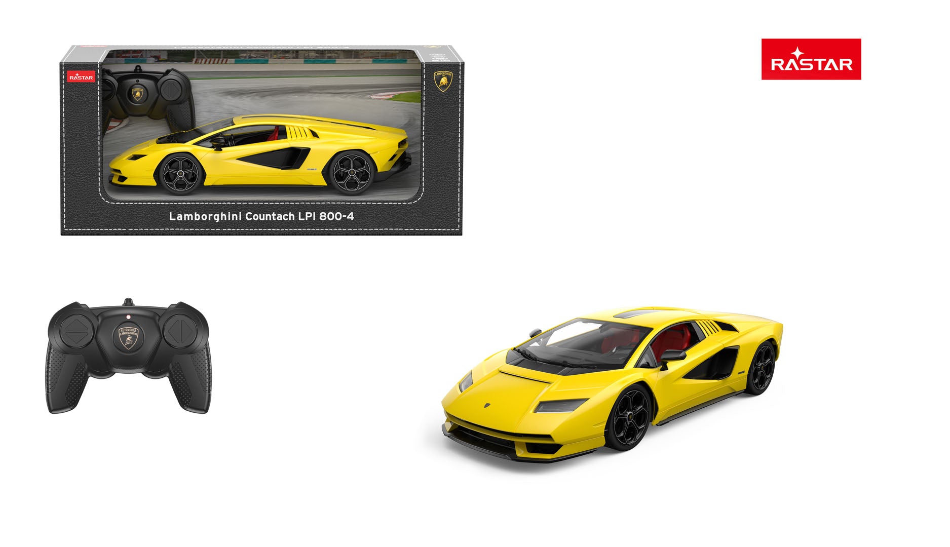 R/C 1:16 Lamborghini Countach LPI 800-4 Yellow RASTAR