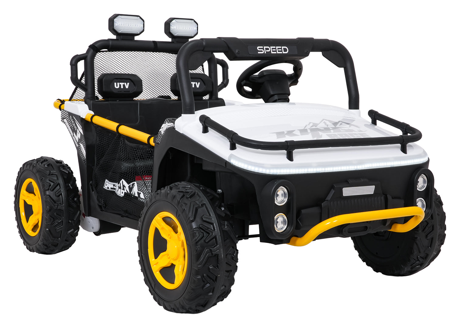Buggy na akumulator UTV SPEED 2x80W- dvosjed - bijeli