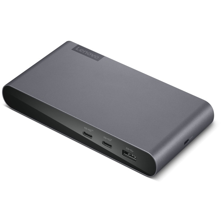 Lenovo 40B30090EU priključna stanica i replikator porta za prijenosno računalo 2 x USB 3.2 Gen 2 (3.1 Gen 2) Type-C Sivo