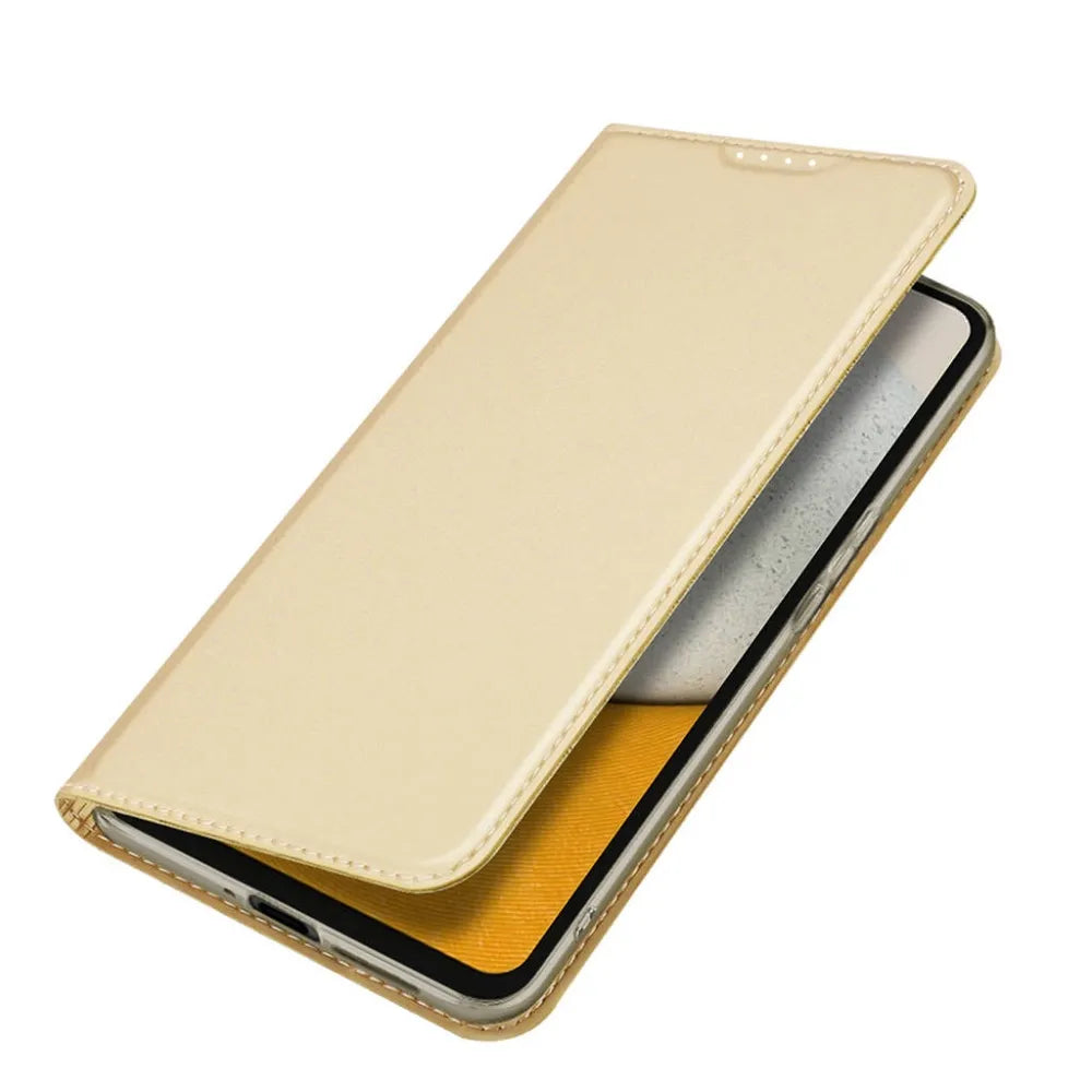 DUX DUCIS Skin Pro – pouzdro typu kniha pro Samsung Galaxy A34 zlaté barvy
