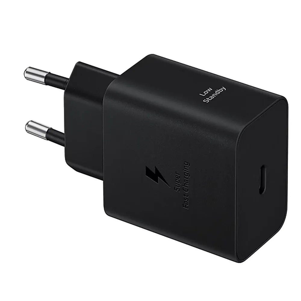 SAMSUNG originální nástěnná nabíječka Type-C + kabel Type-C na Type-C PD 3A 45W EP-T4511XBEGEU černá