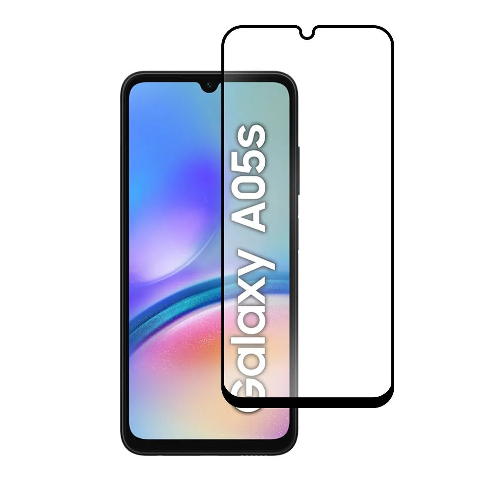 Tvrzené sklo Blue Star 5D – pro Samsung Galaxy A05s (full glue/case friendly) – černé