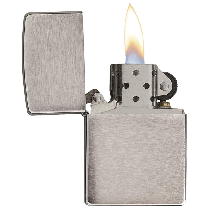 UPALJAČ METALNI MAT ZIPPO 200 SREBRNI