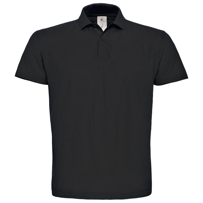 MAJICA KRATKI RUKAVI POLO B&C ID.001 180G CRNA S