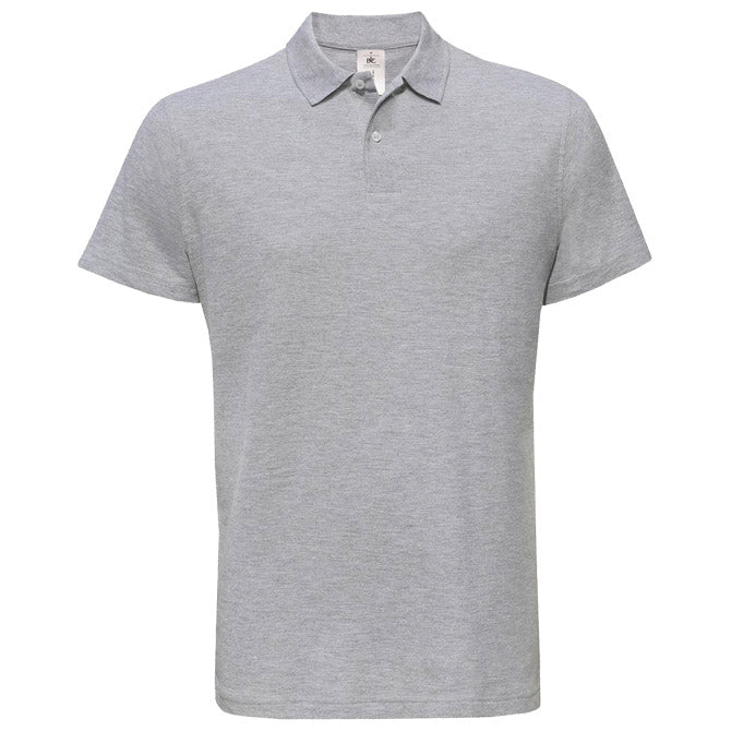 MAJICA KRATKI RUKAVI POLO B&C ID.001 180G SVIJETLO SIVA 2XL