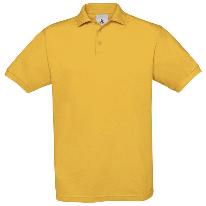 MAJICA KRATKI ROKAVI B&C SAFRAN POLO 180G ZLATA RUMENA L-EOL!!