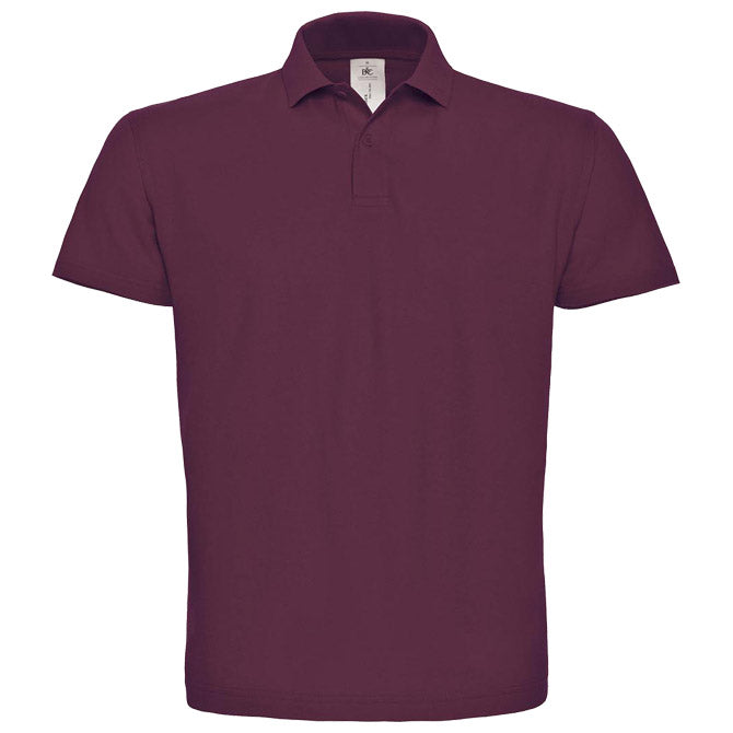 MAJICA KRATKI RUKAVI POLO B&C ID.001 180G BORDO S