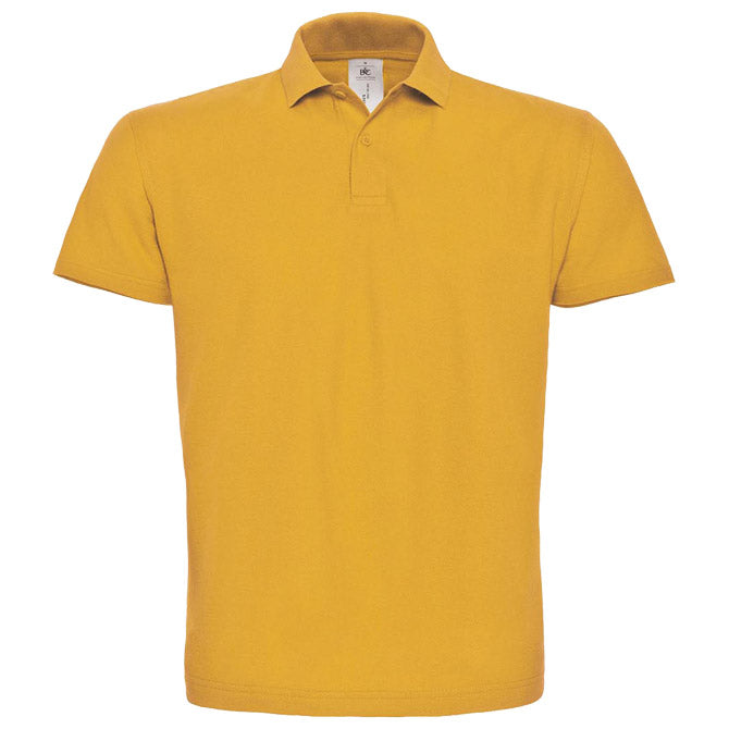 MAJICA KRATKI RUKAVI POLO B&C ID.001 180G ZLATNO ŽUTA XL