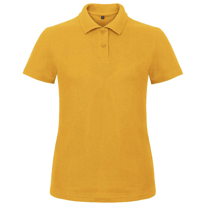MAJICA KRATKI RUKAVI POLO B&C ID.001/WOMEN 180G ZLATNO ŽUTA S