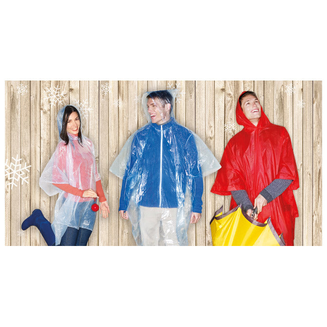 ENKRATNA PONČA V VREČKI MIDOCEANBRANDS IT097222 PROZORNA