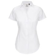 KOŠULJA ŽENSKA KRATKI RUKAVI B&C BLACK TIE 135G BIJELA XS-EOL!!