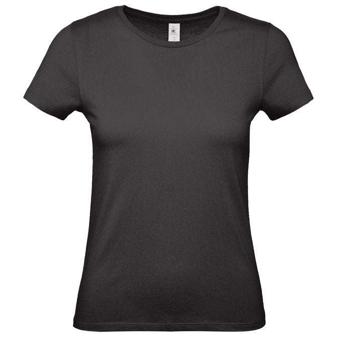 MAJICA KRATKI RUKAVI B&C #E150/WOMEN CRNA XL