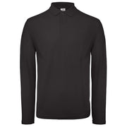 MAJICA DUGI RUKAVI POLO B&C ID.001 LSL 180G CRNA S