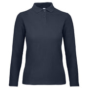 MAJICA DUGI RUKAVI POLO B&C ID.001 LSL/WOMEN 180G TAMNO PLAVA XS