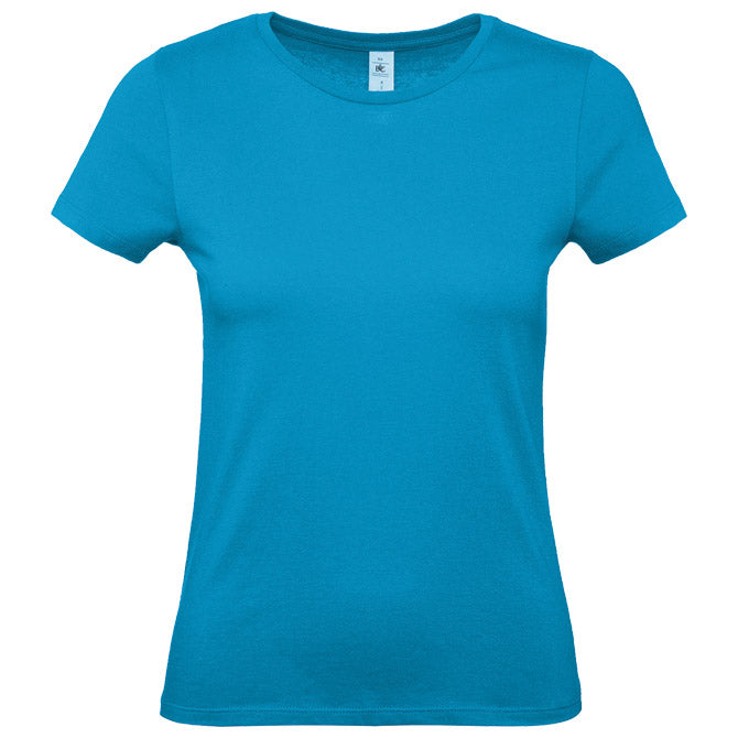 MAJICA KRATKI ROKAVI B&C #E150/WOMEN ATOL MODRA XS