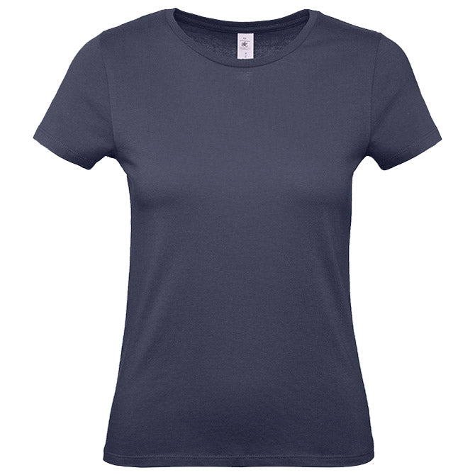 MAJICA S KRATKIMI ROKAVI B&C #E150/WOMEN URBAN TEMNO MODRA XL!!