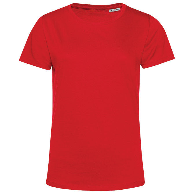 MAJICA KRATKI ROKAVI B&C INSPIRE #E150/WOMEN RDEČA S