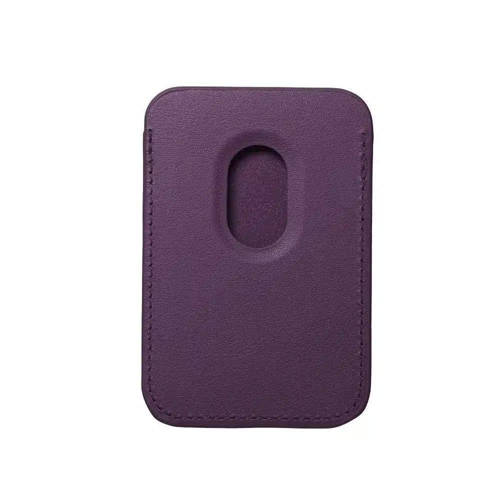 Kožený magnetický Mag Wallet lila barvy