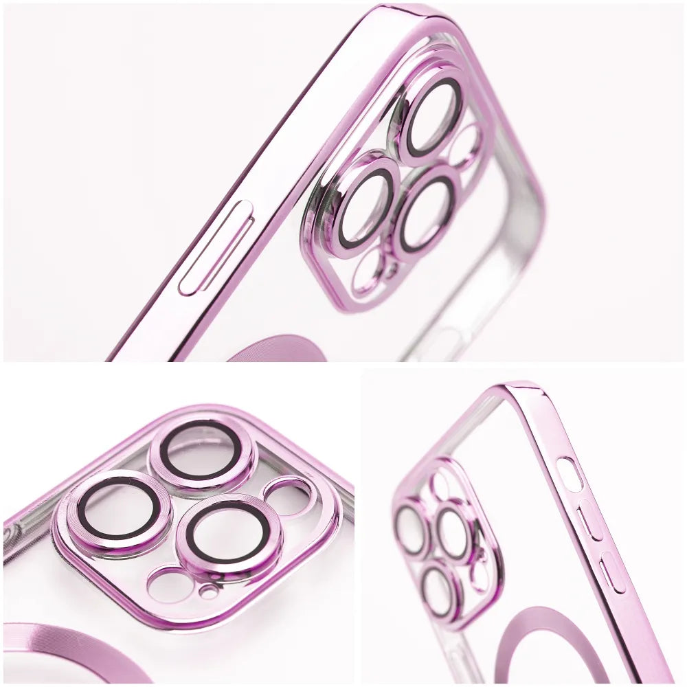 Electro Mag kryt na iPhone 12 PRO růžovo zlatý