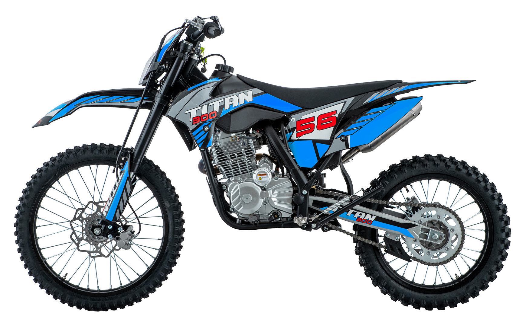 Cross motor na benzin TITAN 300cc - plavi