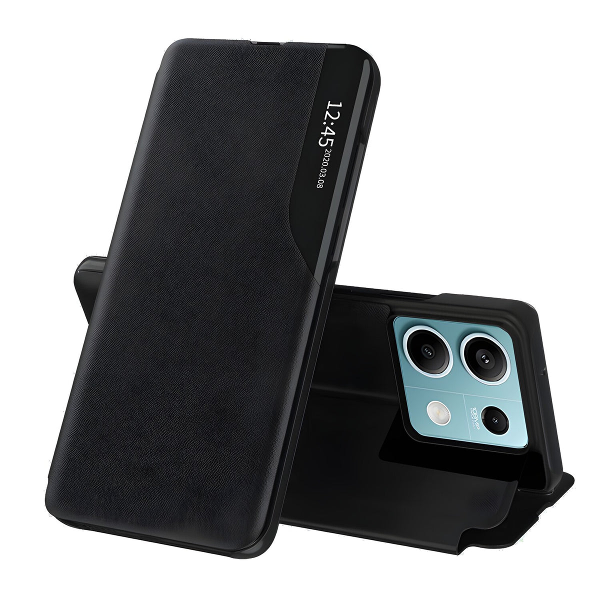 Elegantna knjižna futrola View Case za Xiaomi Redmi Note 13 - Crna KP31029