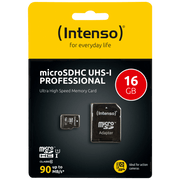(Intenso) Micro SDHC/SDXC kartica 16GB Class 10, UHS-I +adapter, Pro - MicroSD 16GB Class10 UHS-I Pro
