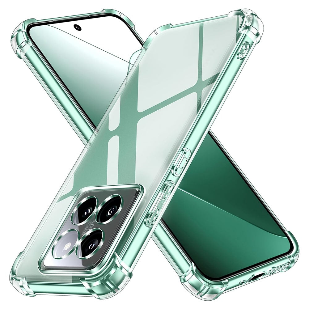 Techsuit Shockproof Clear Silicone průhledné pouzdro odolné proti nárazům pro Xiaomi 14
