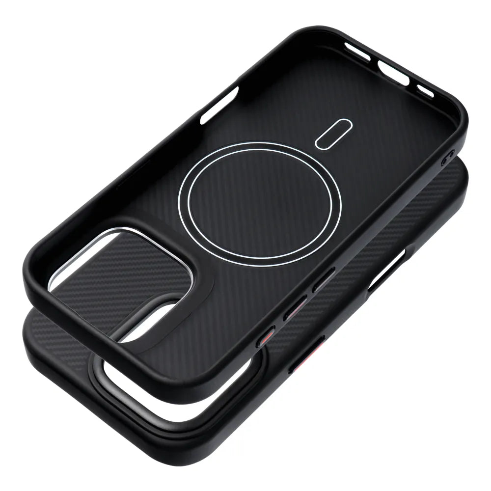 Carbon Elite Mag Cover pouzdro kompatibilní s MagSafe pro iPhone 16 černé