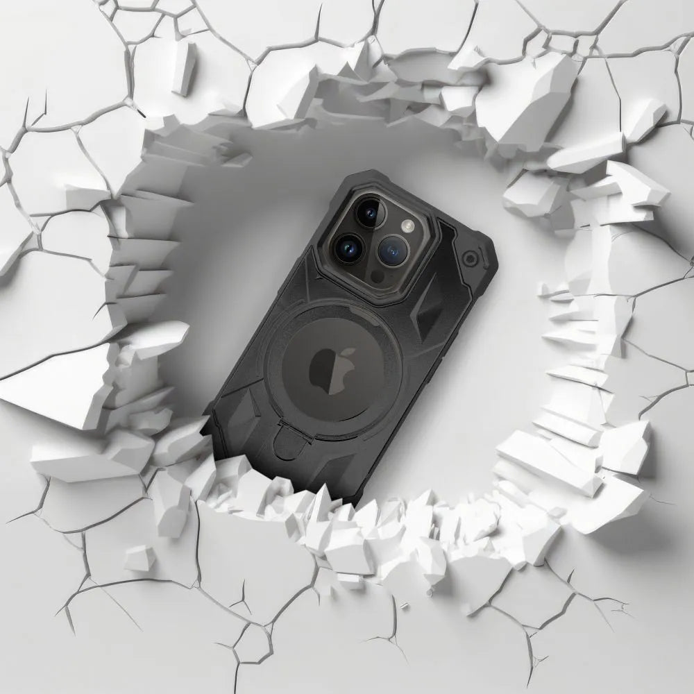 Armor Mag Cover maska kompatibilna s MagSafe za iPhone 15 Pro crna