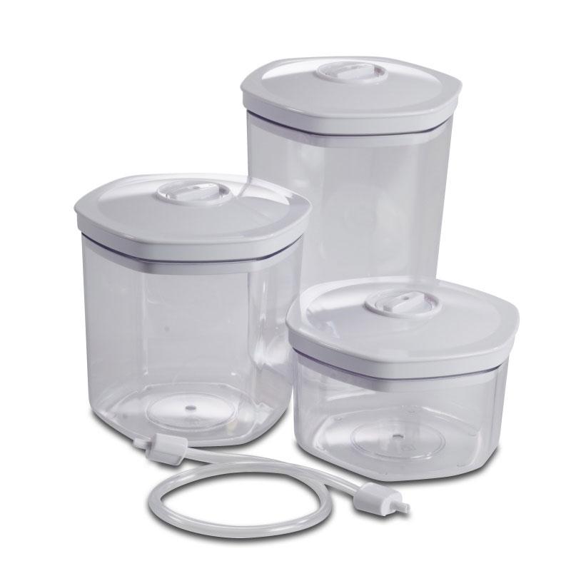 Solis Hexagonal Vacuum Food Containers