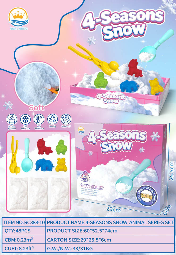 Artificial Plastic Snow + Accessories