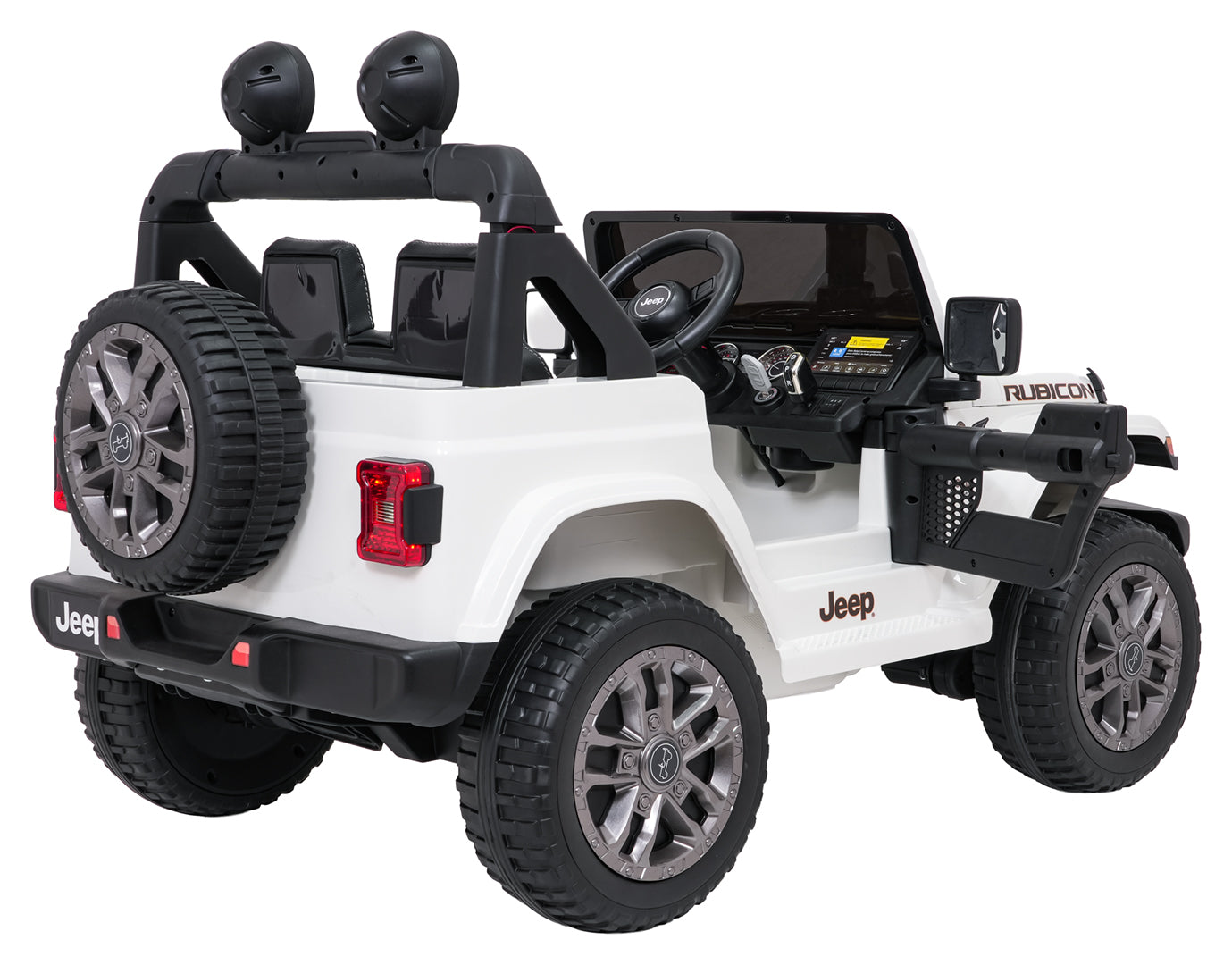 Licencirani auto na akumulator Jeep Wrangler Rubicon LIFT - bijeli