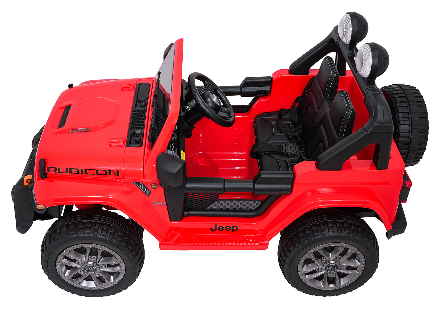 Licencirani auto na akumulator Jeep Wrangler Rubicon LIFT - crveni