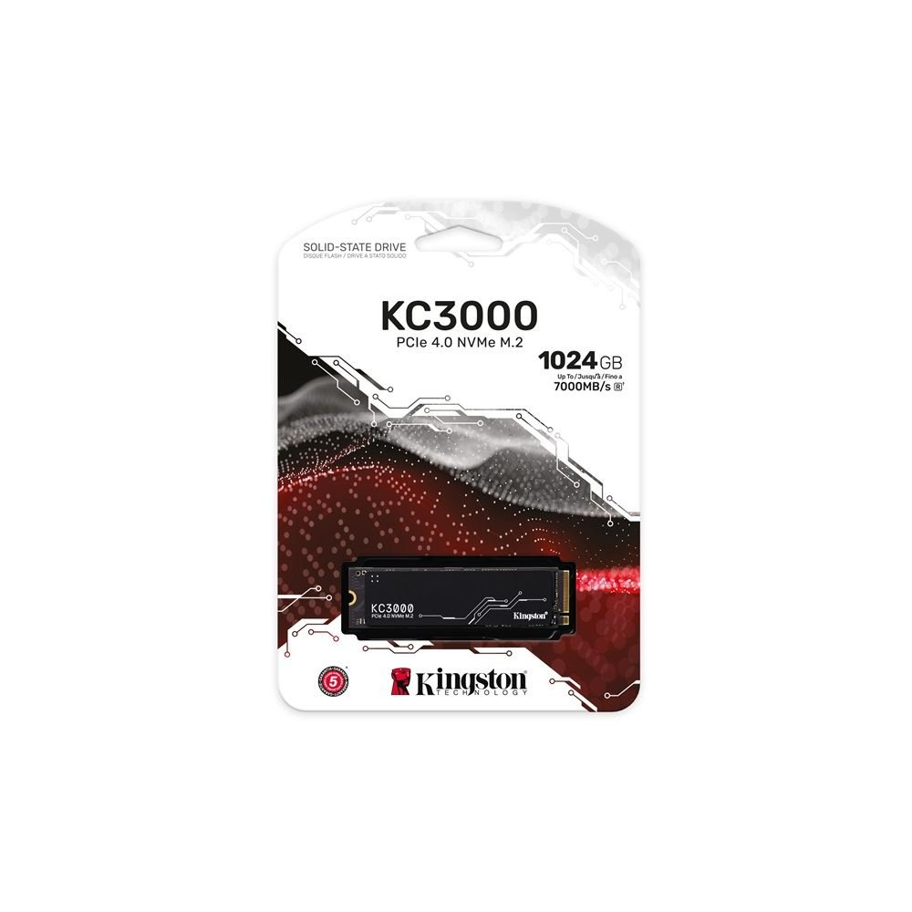 Kingston Technology KC3000 M.2 1,02 TB PCI Express 4.0 NVMe 3D TLC