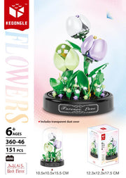 Blossom set with lampshade 151el.