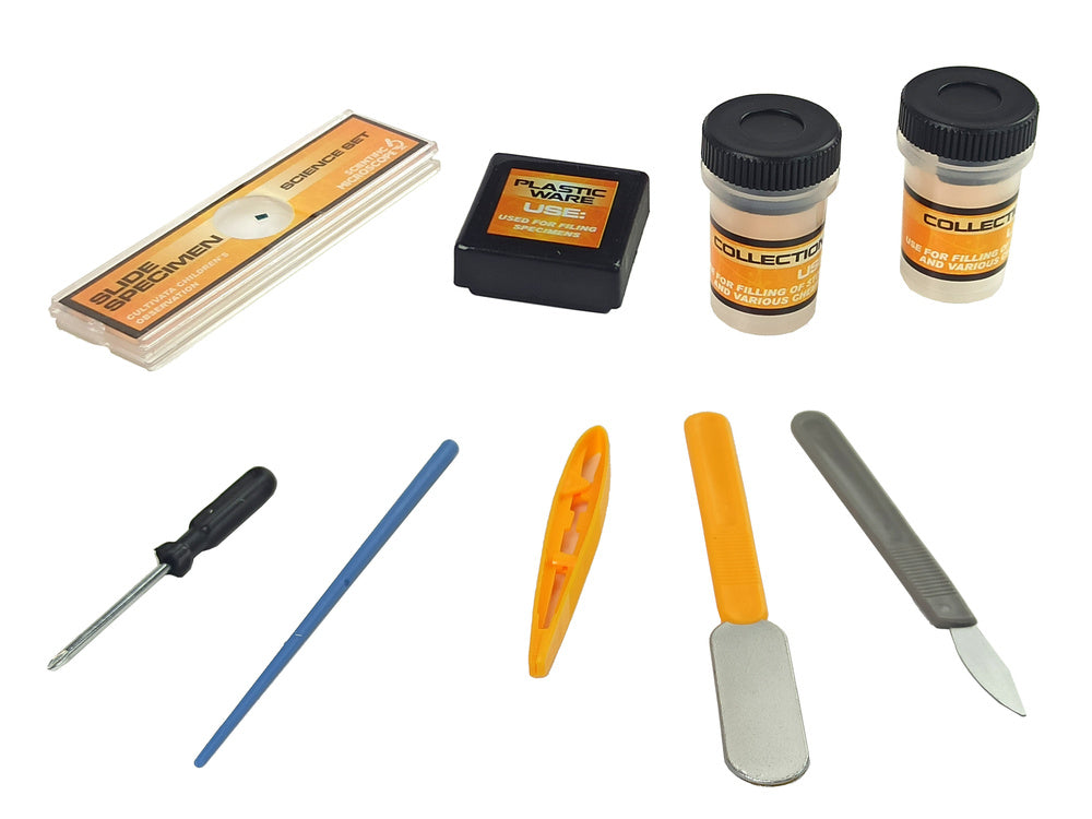 Microscope For The Scientist Educational Set Yellow 100x 400x 1200x