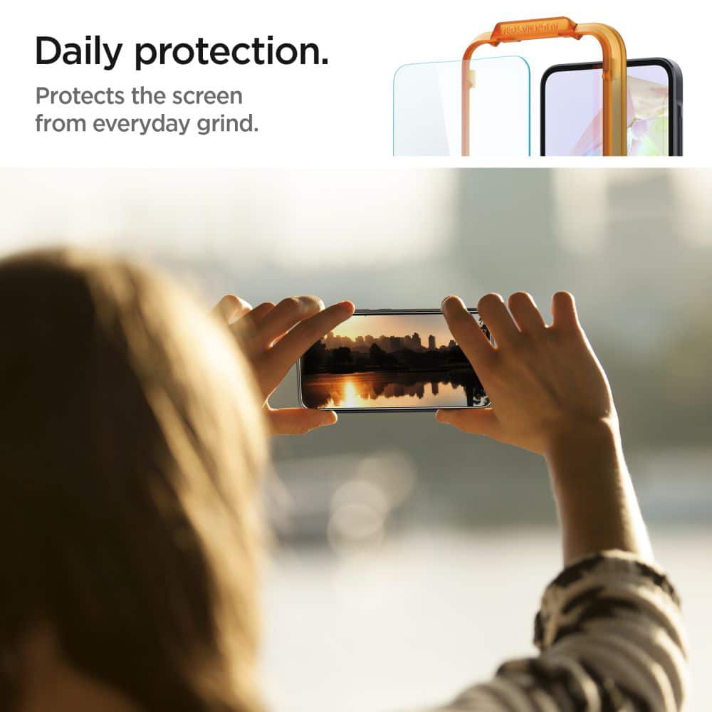 Spigen - Glas.tR Align Master (2 ks) pro Samsung Galaxy A35 5G - čiré