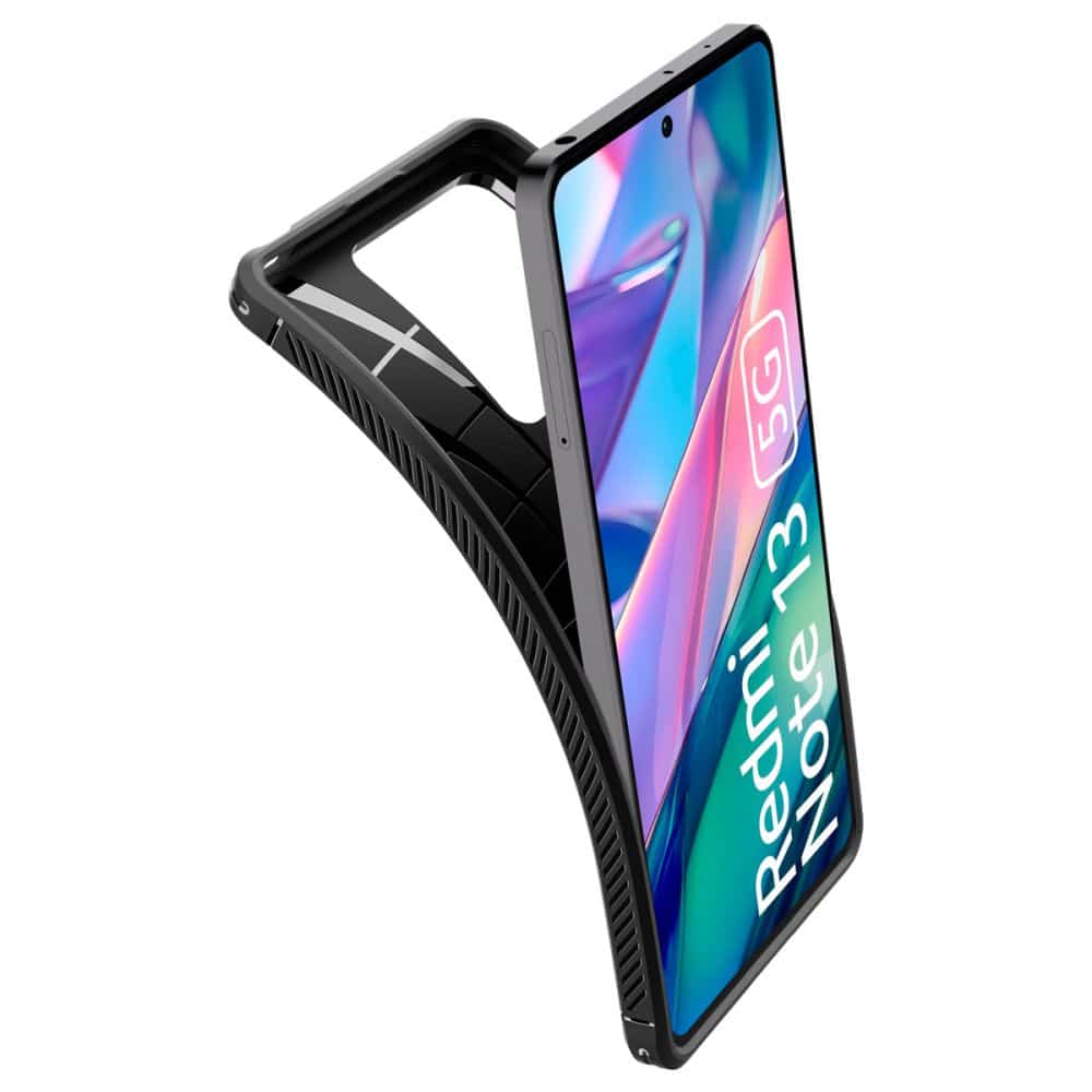 Spigen - Rugged Armor pouzdro pro Xiaomi Redmi Note 13 5G - černé