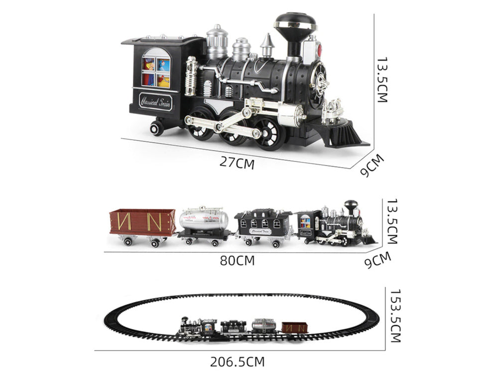 Vlakić nabaterije sa zvučnim i dimnim efektima Smoke - 206.5 cm x 153.5 cm