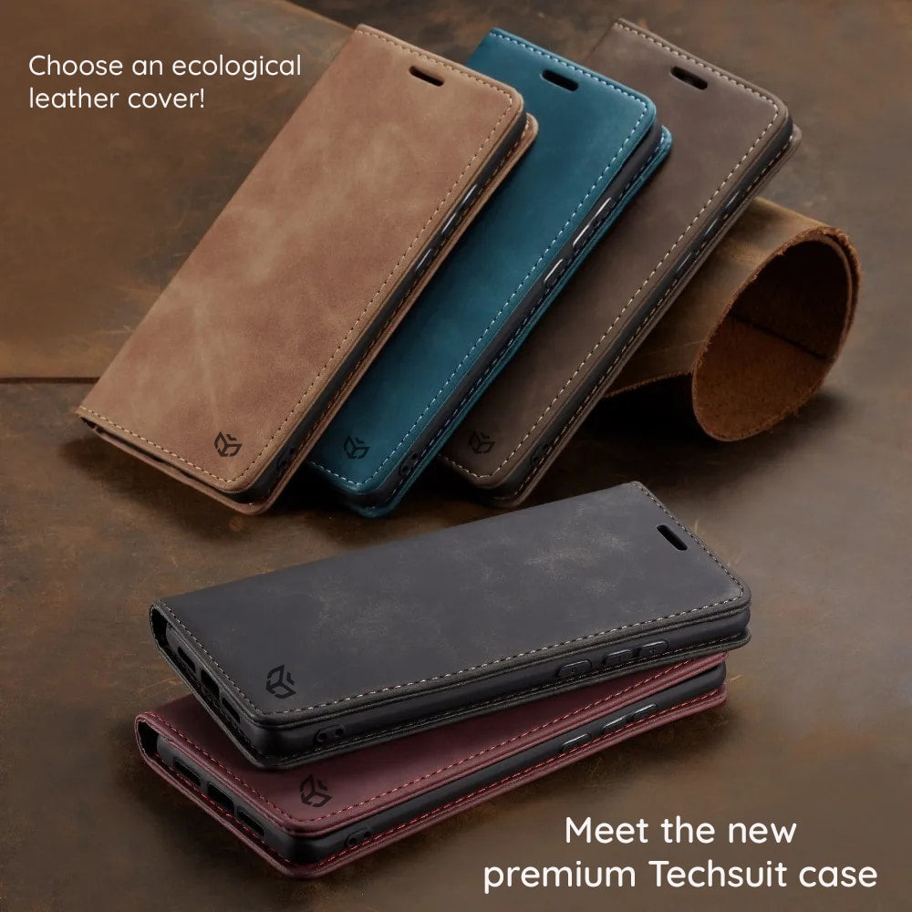 Techsuit Confy Cover flipové pouzdro pro Honor 200 Lite – černé