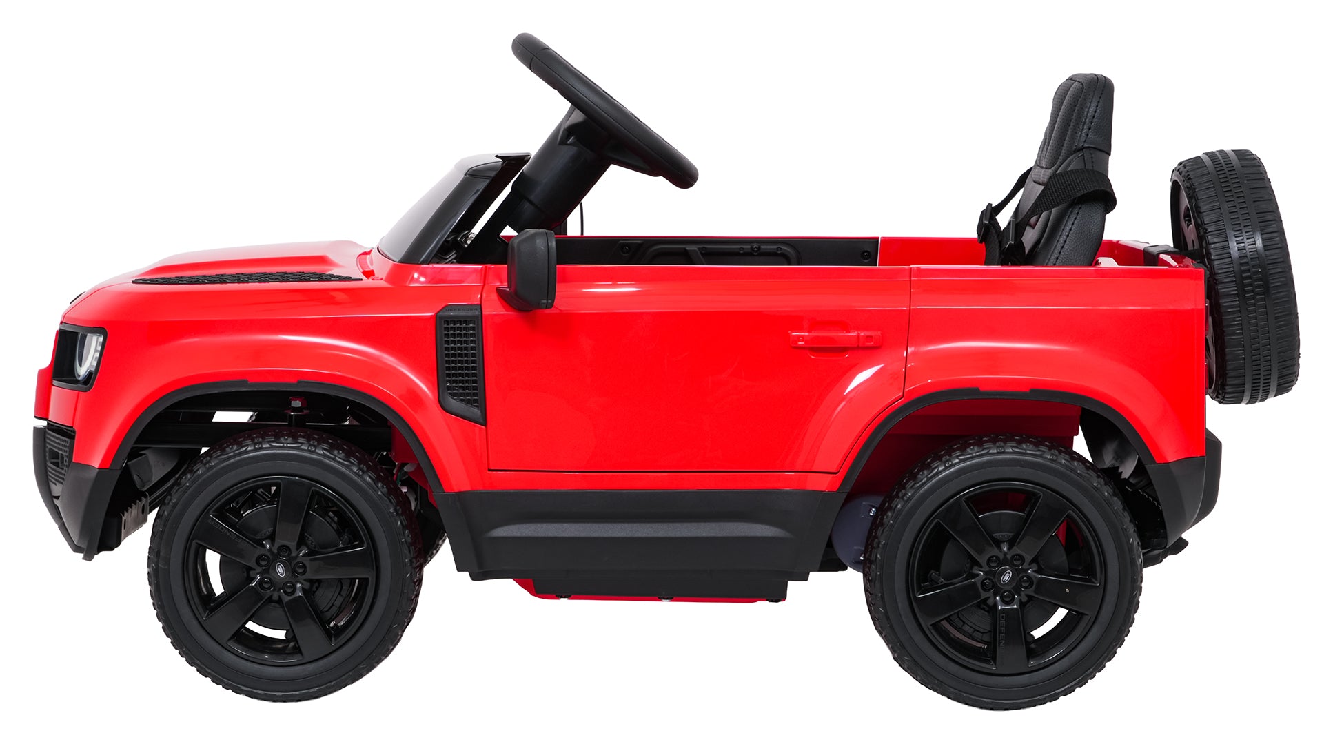 Licencirani auto na akumulator Land Rover Defender 4x4 - crveni