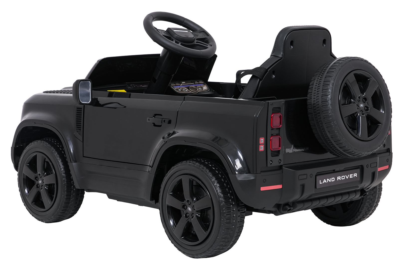 Licencirani auto na akumulator Land Rover Defender 4x4 - crni